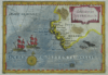 Old nautical antique sea chart map of Spitsbergen, Norway by Bertius