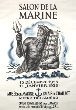 Poster from the Salon de la Marine