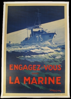 French Navy recruiting poster from 1930.