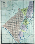 Rare 1909 map of Covington, Louisiana in Saint Tammany Parish