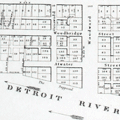 Plat of the City of Detroit, a cadastral plan by John Farmer in 1831.