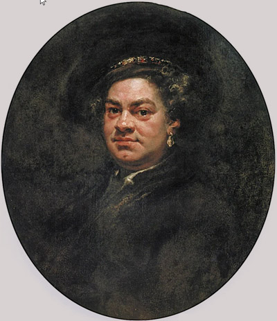 Painting of engraver John Pine (1690-1756) by William Hogarth