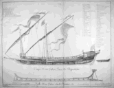 Henri Sbonski de Passebon engraving of Coupe d'une galere