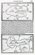 Maps of the Greek islands of Tinos and Andros