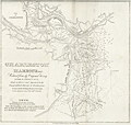 Antique harbor chart of Charleston, SC.