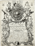 Very rare 1760 trade card for London Instrument maker Thomas Ripley