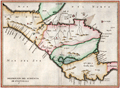 Scarce 1622 map of Central America including Costa Rica.