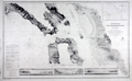 Antique chart of San Francisco Bay and Oakland California