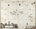 Unrecorded nautical chart of the Azores Islands by Loots.