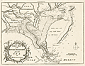 Detailed antique map of the Mississippi River Delta from 1761.