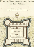  Fort Williams, the English "slave fort" at Ouidah.