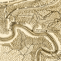 Engraved map of New Orleans by John Melish from 1822.