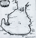 Rare Dutch chart of the Bay of Manilla Philippines.