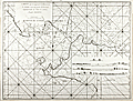 Antique chart of the Sunda Strait between Java and Sumatra.