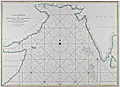 Antique French sea chart centered on the Arabian Sea.