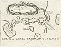 Antique map of the Athens, Greece and Saronic Gulf area.