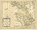 Chart including the Isle de Re and Isle d'Oleron.