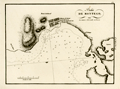 Antique engraved nautical chart of Montego Bay, Jamaica