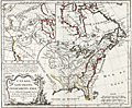 French Map of North America with English Possessions.