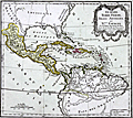 Map of the Caribbean Archipelago.