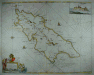 Antique nautical chart of the Isle of Man by Collins.