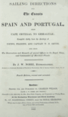 Antique maritime nautical book: sailing directions for Spain, Portugal