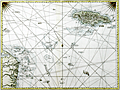 Antique sea chart of the Mosquito Coast and Jamaica.