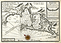 Nautical antique sea chart map: Cadiz, Spain by Michelot and Bremond