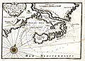 Antique nautical chart for sale of the Bay of Sofa and Alcanar