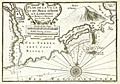 Antique sea chart of Agde, France by Michelot and Bremond