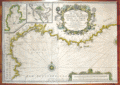 Michelot and Bremond antique chart of Catalogne, Roussillon, Languedoc