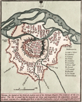 Map of Vienna, Austria by Luffman, 1800.