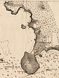 Rare harbor chart of Trinidad Harbor, in Humboldt County, California.