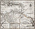 Scarce map of Terra Firma and the Caribbean Islands.