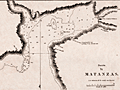 Scarce Spanish chart of Matanzas Bay on the island of Cuba.