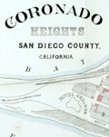 Plat map of Coronado Heights Subdivision.