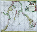 Keulen's Dutch map of the Gulf Coast and West Indies.