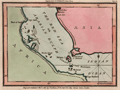 Map of Bab al-Mandab Strait and Red Sea mouth by John Luffman.