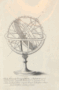Engraving of a armillary sphere of John Senex