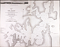  French Chart of the Harbor at Port Jackson or Sydney, Australia