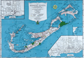 Attractive map of the Bermuda, or Somer's Islands.