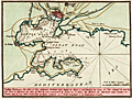  Little Road and the Great Road of Toulon, a chart by Luffman.