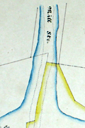 Manuscript survey of Water Reservoir Number 1  at Belfast, Maine.