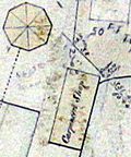 Manuscript map of Rockland Maine waterfront.