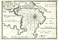 Antique nautical chart of Cartagena Spain by Michelot and Bremond.