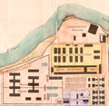 Unrecorded plan for the French Penal Colony at St. Laurent