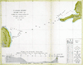 Hydrographic chart of the Yucatan Channel from 1872.