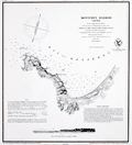 Antique nautical chart of Monterey  California
