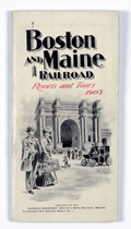 Boston and Maine Railroad (1903) with summer excursions.