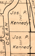 Three cadastral maps by Brockway from the Palm Beach, Florida Atlas.